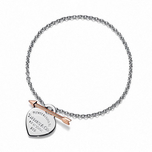 Bracelet 18K Retour à Tiffany Lovestruck Heart Tag