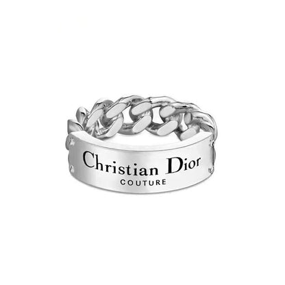 18K Dior Couture Chain Link Ring