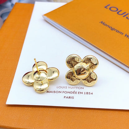 Boucles d'oreilles Louis Vivienne 18 carats