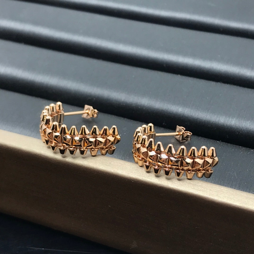 18K Clash De Small Earrings