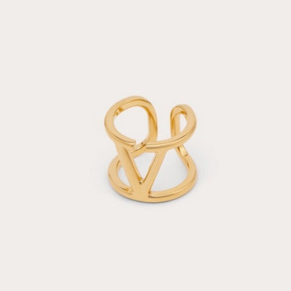 18K VLogo Signature Gold Ring