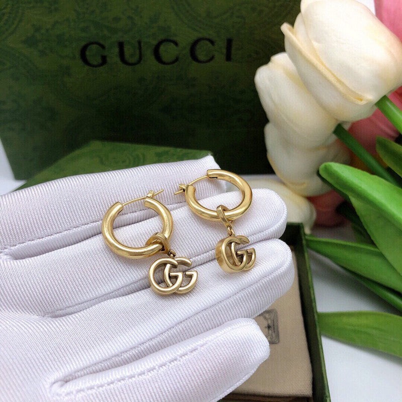 GG Gold Hoop Earrings