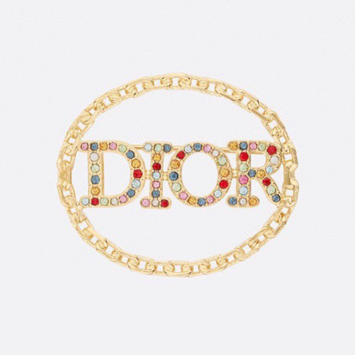 18K Dior Revolution Color Crystals Brooch