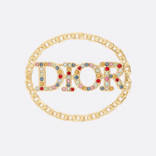 18K Dior Revolution Color Crystals Brooch