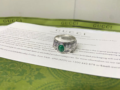 Double G Feline Garden Green Ring