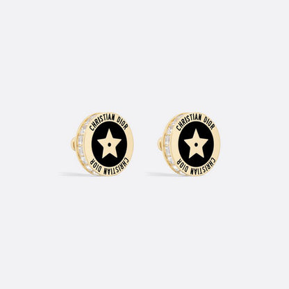18K CD Night Code Earrings