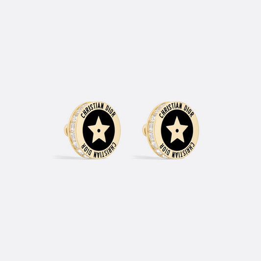 18K CD Night Code Earrings