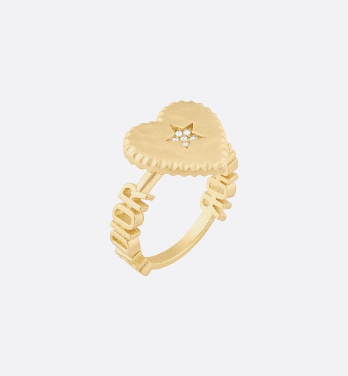 18K CD J'adior Heart Ring