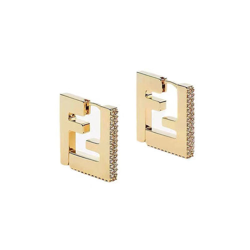 18K F Forever Crystals Earrings