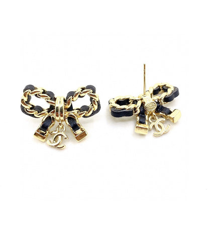 Boucles D'oreilles Noeud Papillon CC 18K