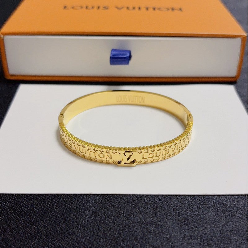 Louis Vintage Monogram Gold Bracelet