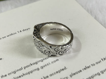 Double G Heart Ring
