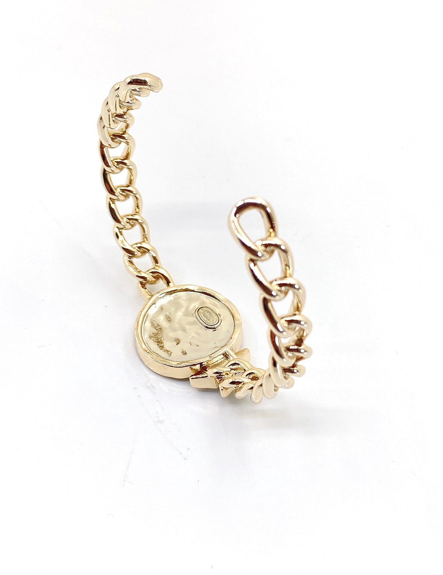 18K CC Open Bracelet