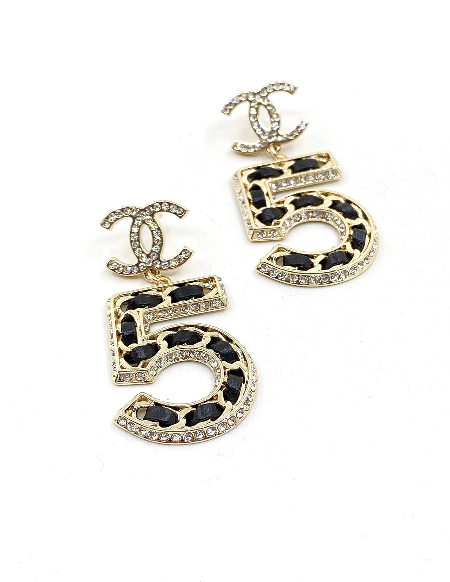 Boucles d'oreilles Parfum 18K CC N0.5