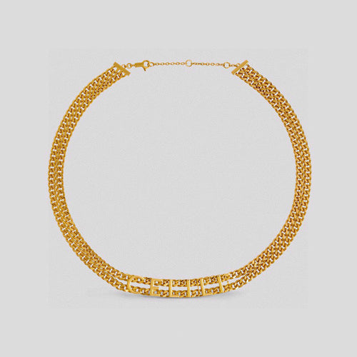 18K CE Triomphe Gourmette Necklace