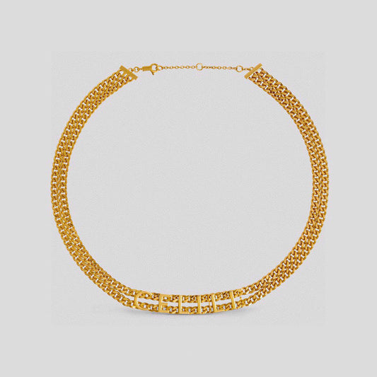 18K Triomphe Gourmette Necklace