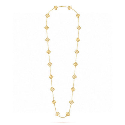 Collier Long Alhambra Vintage 18K 20 Motifs