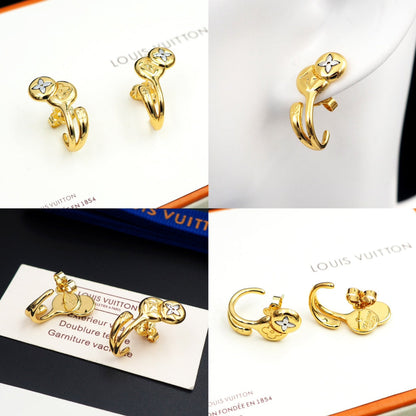 Boucles D'oreilles Louis Symphonie 18 Carats