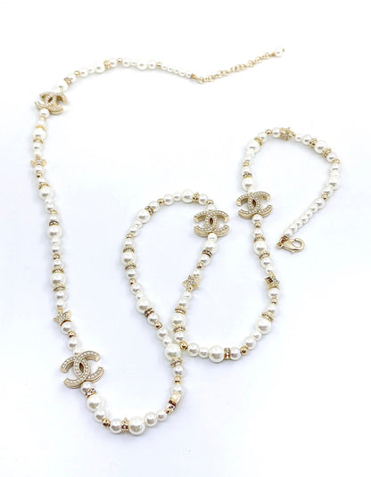 Collier de perles 18K CC