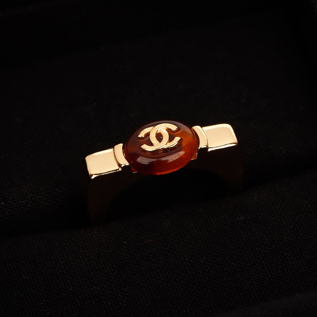 18K CC Red Ring