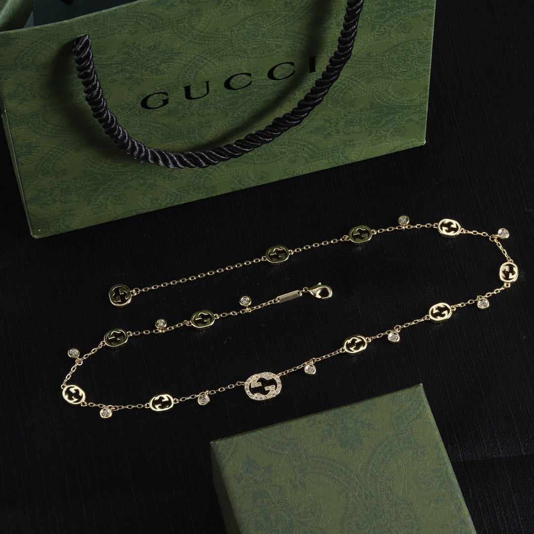 18K Double G Chain Necklace