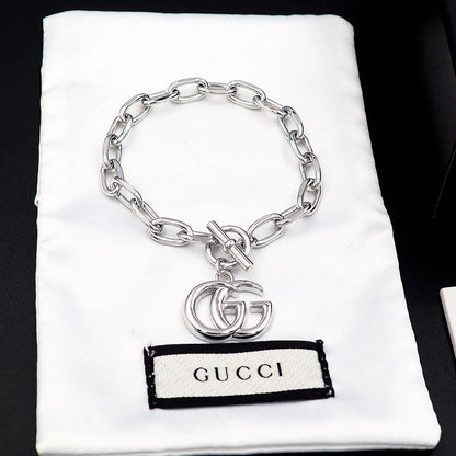 18K GG Interlocking G Gold Bracelet