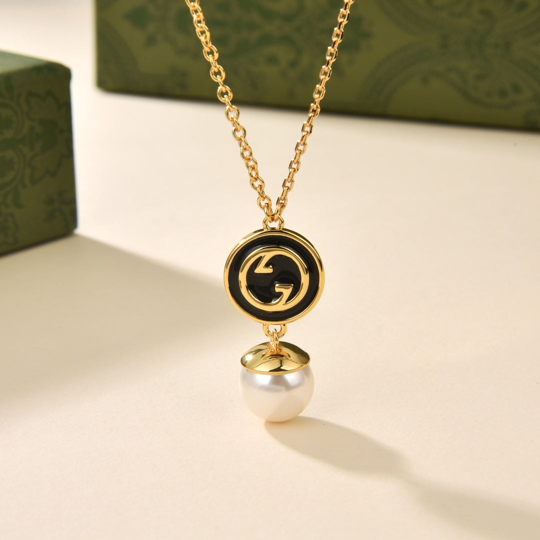 18K Double G Blondie Pendant Necklace