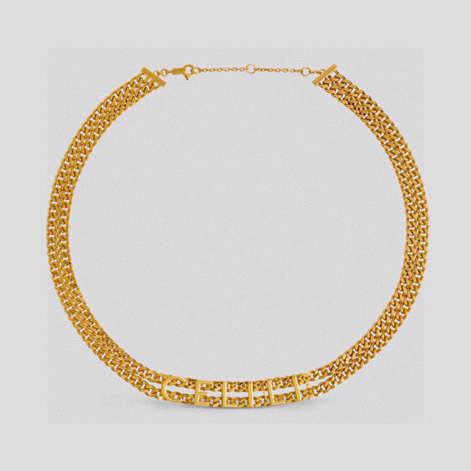 18K Triomphe Script Choker Necklace