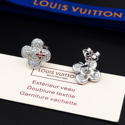 Boucles d'oreilles diamant Louis Vivienne 18 carats