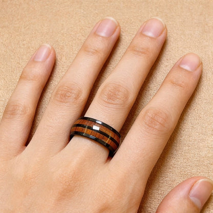 18K GG Anger Forest Black Ring