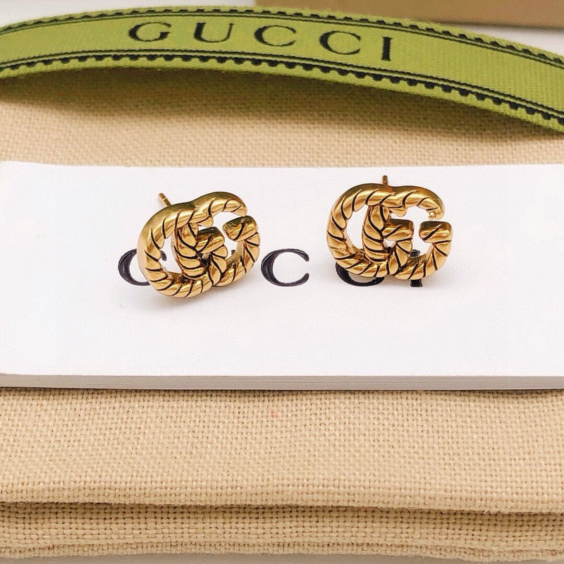 GG Twist Gold Earrings