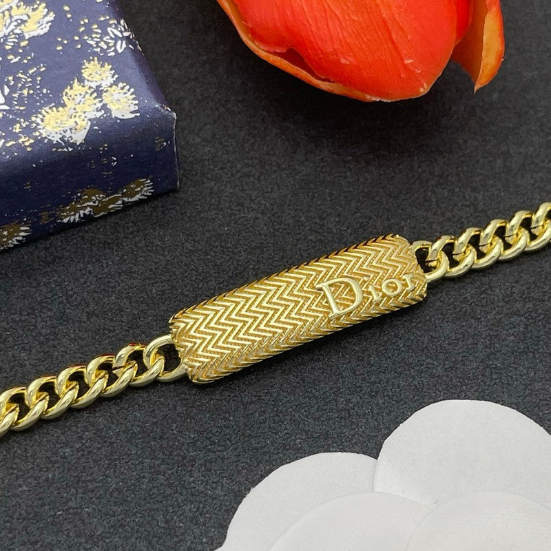 CD Petit Diamond Chain Bracelet