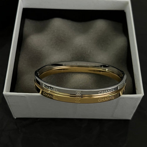 18K CC Gold Vintage Bracelet
