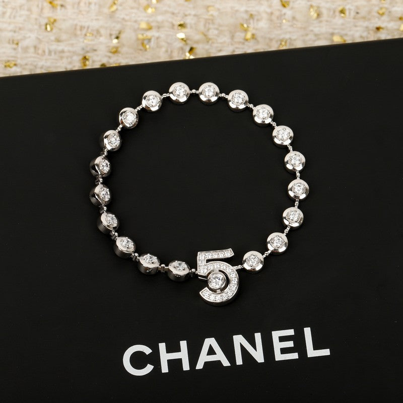 CC NO.5 Diamond Gold Bracelet