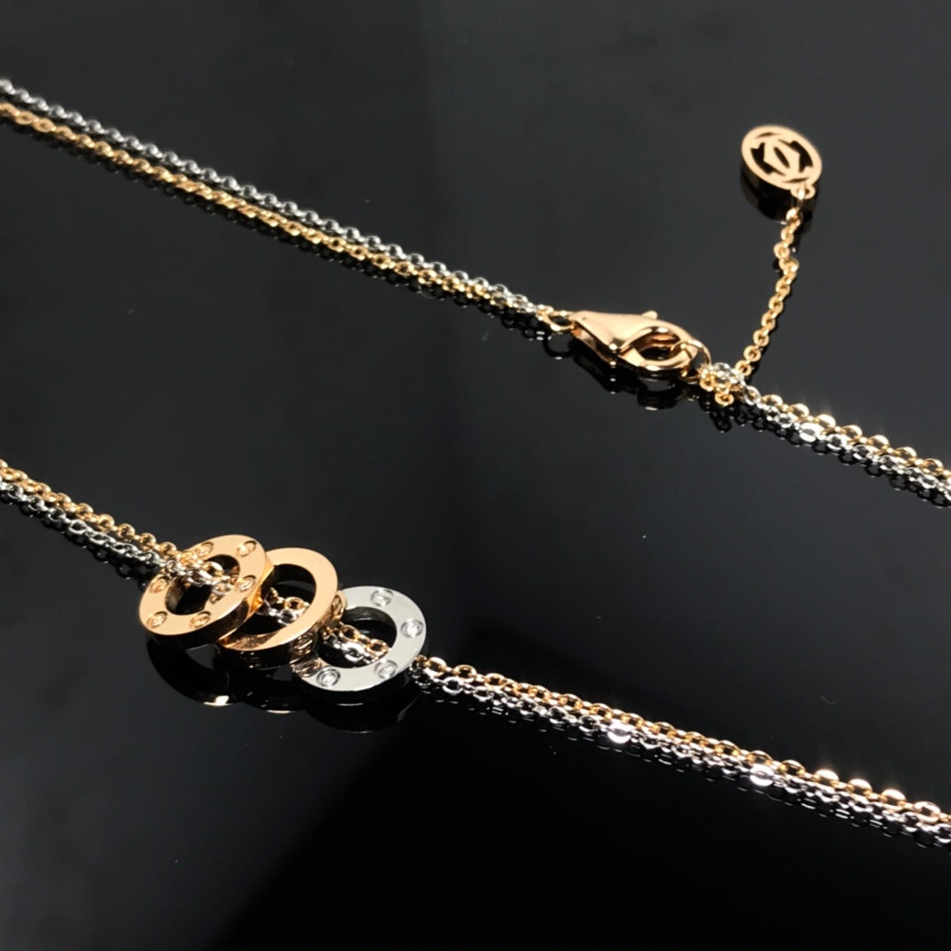 18K Love 6 Diamonds Necklace