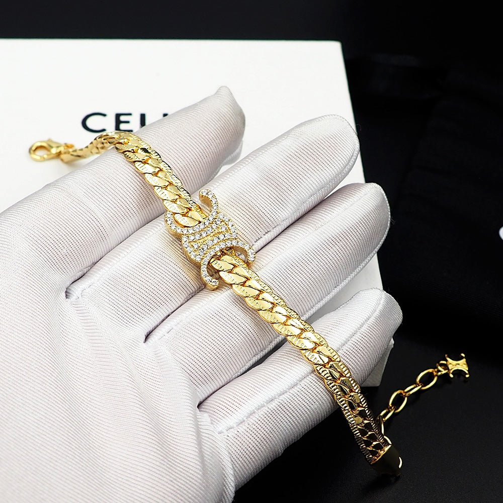 18K Triomphe Diamonds Bracelet