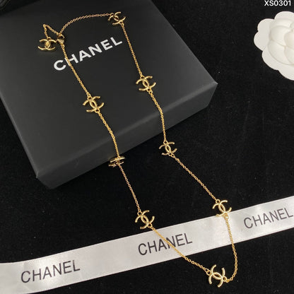 18K CC Multi-Logo Necklace