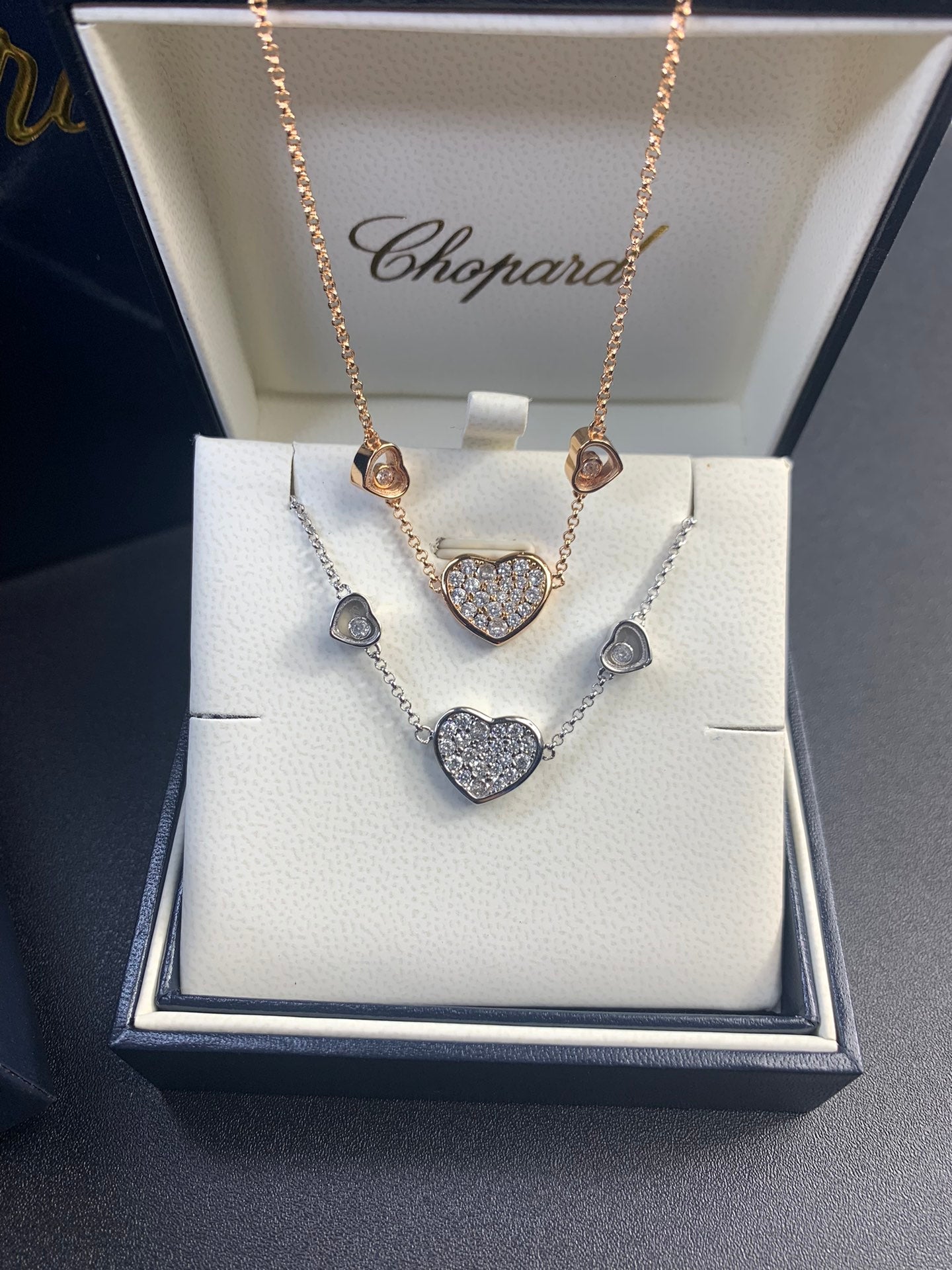 Collier diamants Happy Heart 18 carats