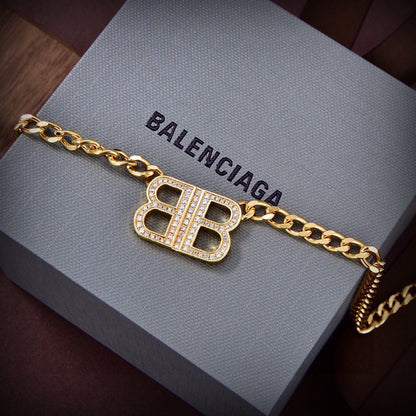 18K BB Icon Chain Diamonds Necklace