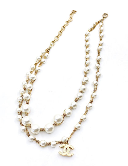 Collier de perles 18K CC