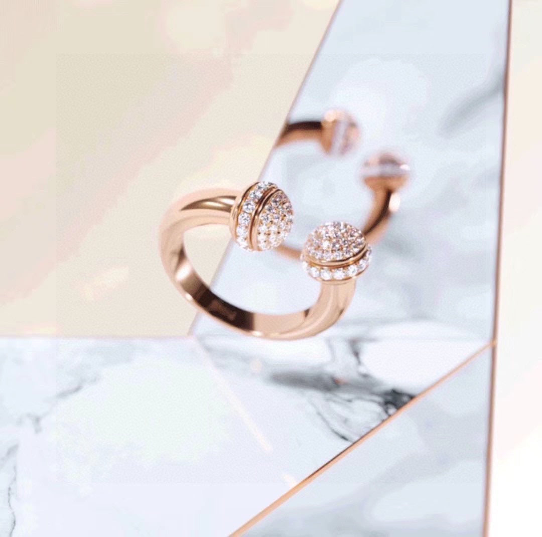 18K Open Rose Gold Ring