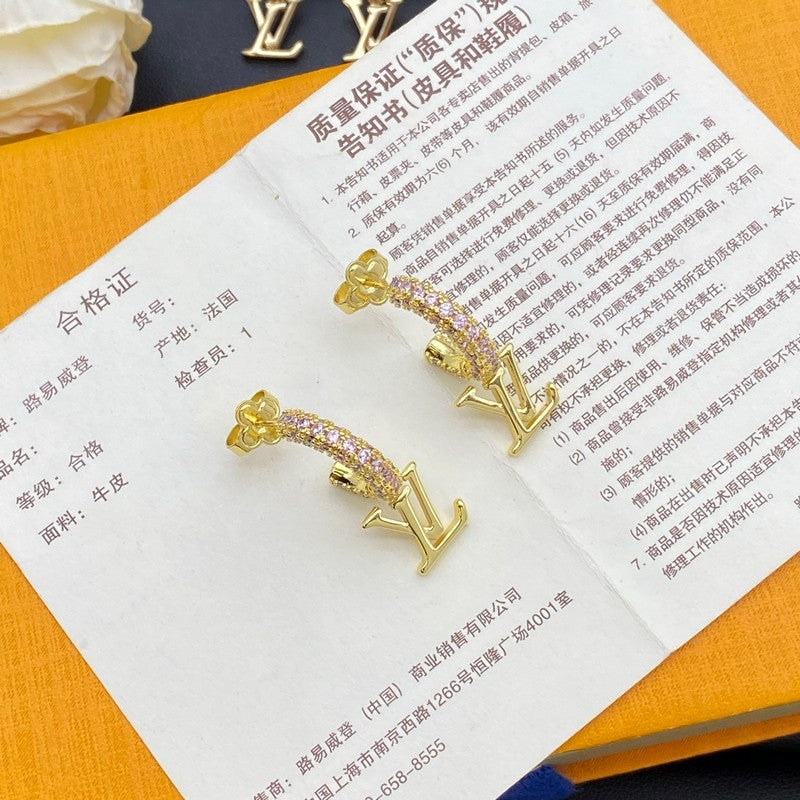 Louis Iconic Diamond Long Earrings