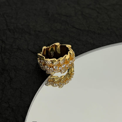 18K CD Couture Diamond Ring