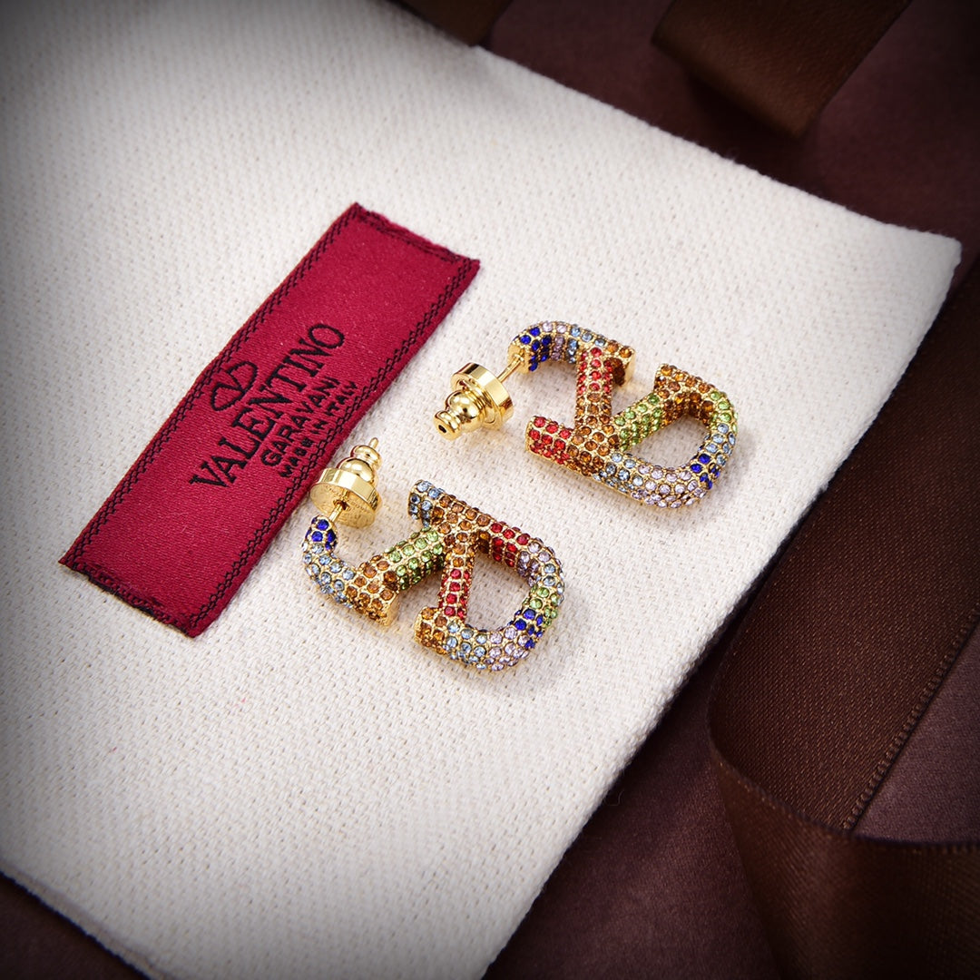 Boucles d'oreilles signature Garavani Vlogo 18 carats