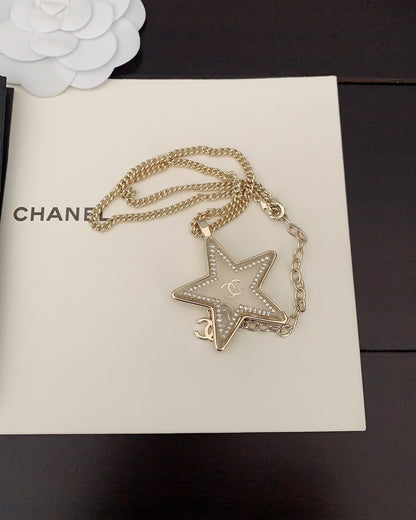 18K CC Star Chain Necklace