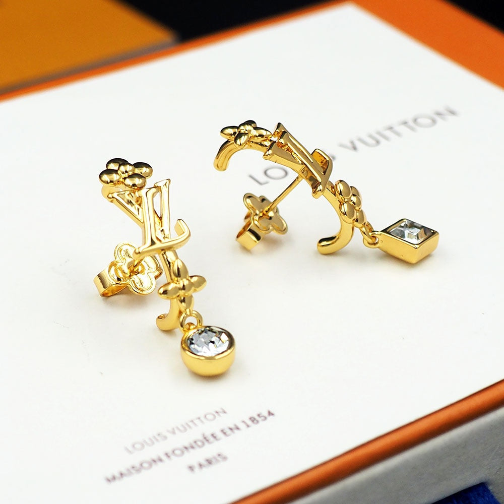 Boucles D'oreilles Louis Dans Le Ciel 18 Carats