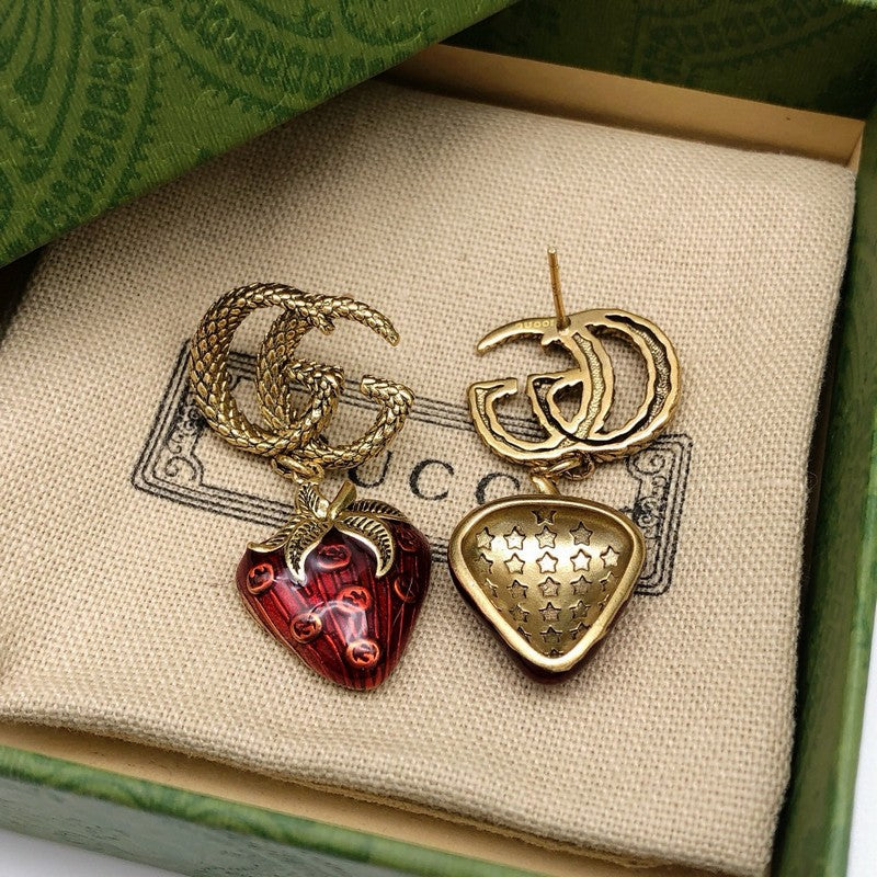 GG Strawberry Twist Earrings