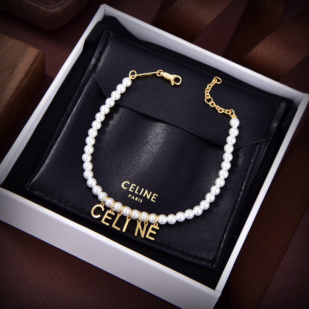 18K Triomphe Paris Pearl Necklace