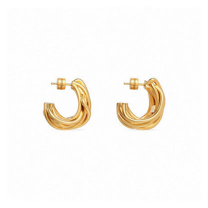 18K BB Wire Earrings