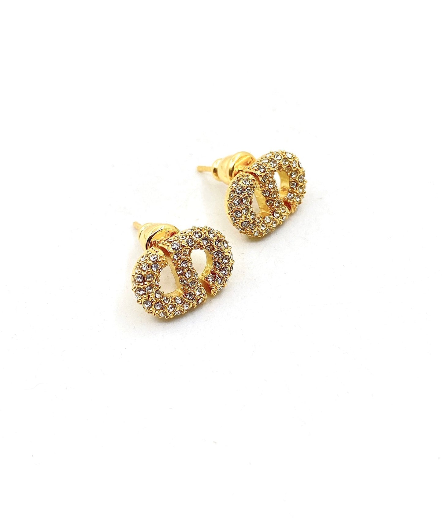 Boucles d'oreilles diamants CD 18 carats